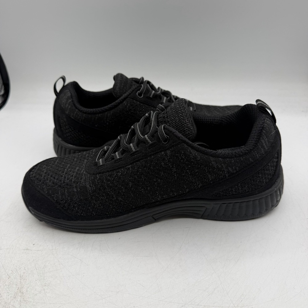 Orthofeet Coral Sneakers Womens Sz 8.5 2E EXTRA WIDE Black Orthopedic Shoes 977 - Picture 2 of 10